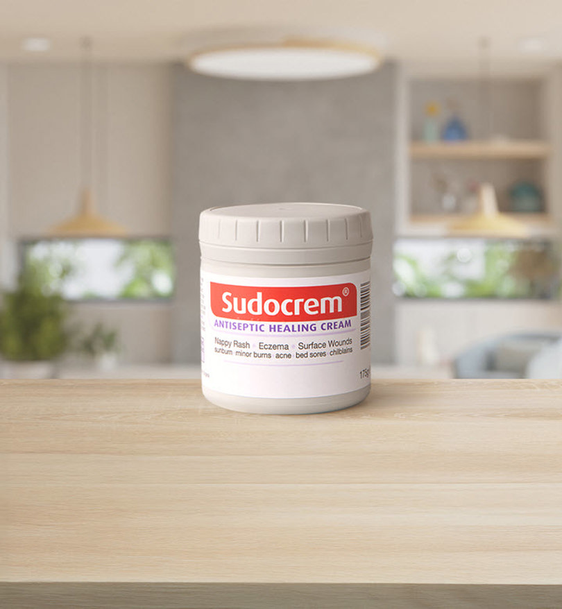 sudocrem ahc with blured background