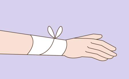 Card image of Bandage on arm