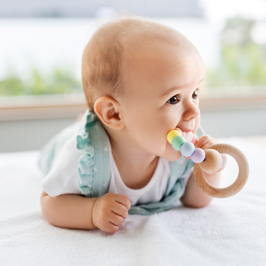 Teething baby