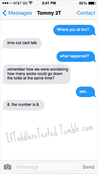 If Toddlers Texted: Hilarious Messages Little Kids Would Send if They Could